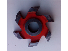 Fresa x legno e altri materiali Toupie Ø albero 20mm. larghezza 8, 6 cm. x altezza 16 mm. inclinazio