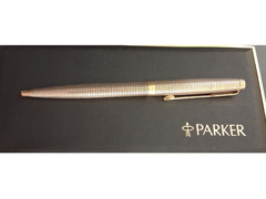 Penna a sfera Parker 75 Cisele   Sterling Vermeil  Cap & Barrel U.S.A