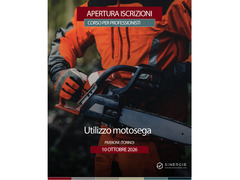 Corso per l’uso in sicurezza della motosega
