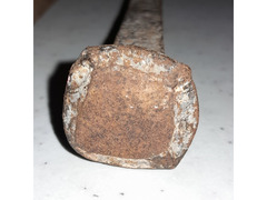 Chiodi Ferro Antichi Forgiati a mano lunghezze da 9 A 27 cm. periodo 1800.
