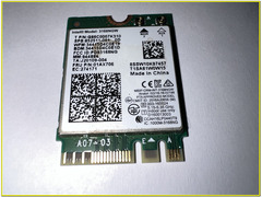 Scheda Wi‑Fi Intel Dual Band AC 3168NGW M.2 NGFF