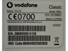 Telefono Vodafone Classic come nuovo, usato pochissimo