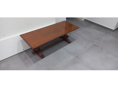 Tavolino da salotto rettangolare vintage 120x50x40h.