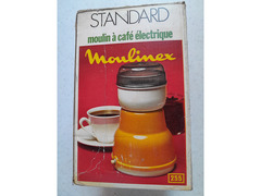 Macina Caffè elettrico vintage Moulinex (modello Type 255), prodotto in Francia negli anni '70 compl