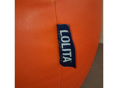 Pouf a Sacco a Pera (o bean bag) Poltrona di colore Arancione