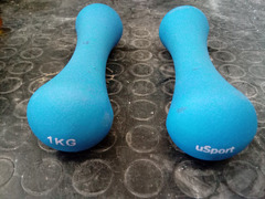 Manubri pesi da esercizio da 1 Kg. N° 2 serie prezzo per coppia
