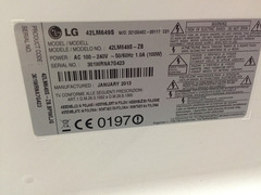 Tv42 pollici bianca Smart Wi-Fi