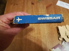 Scatolina Puzzle Swissair  Vintage