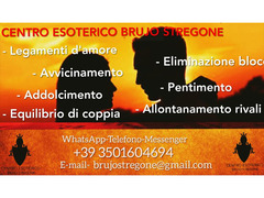 Legamenti d'amore, consulti approfonditi, ritualistica mirata