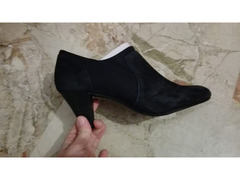 Scarpe eleganti blu in suede tg 41