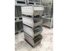 Cassette Fami in metallo a bocca di lupo con slitta