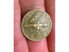 Moneta da 10 Centesimi 1939 anno XVII dell'era fascista