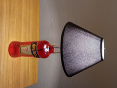Lampade costruite con bottiglia