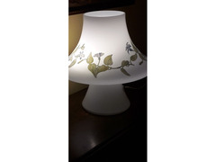 lampada moderna vetro bianco