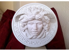 Il mito di Medusa, scultura con diametro di 23 cm