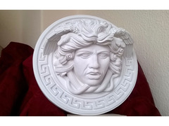 Il mito di Medusa, scultura con diametro di 23 cm