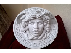 Il mito di Medusa, scultura con diametro di 23 cm