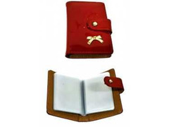 borsa da donna rosso bordeaux e porta carte di credito a prezzo conveniente