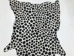 Pelle cavallino zebrata per artigianato