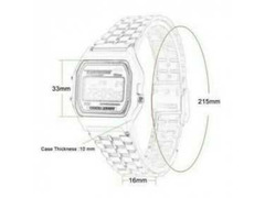 OROLOGIO UNISEX A LED colore oro a prezzo conveniente