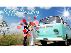 Noleggio Volkswagen VW T2 pulmino bus 9 posti matrimonio