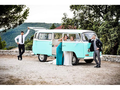 Noleggio Volkswagen VW T2 pulmino bus 9 posti matrimonio