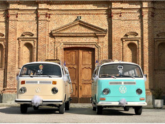 Noleggio Volkswagen VW T2 pulmino bus 9 posti matrimonio