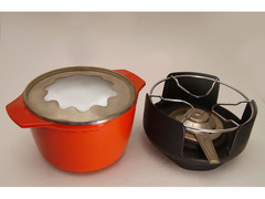 Set per Fonduta Bourguignonne in ghisa smaltata