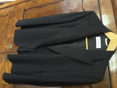 giacca elegante da donna a righe grigio "cenere" marca: MaxMara