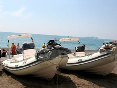 Roll bar per barca - gommoni