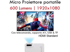 Mini proiettore portatile per film a casa e karaoke