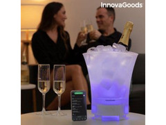 Portaghiaccio LED con Altoparlante Ricaricabile