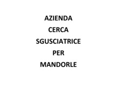 SGUSCIATRICE MANDORLE
