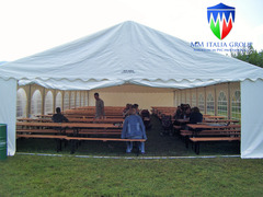 Tendoni per feste professionali  6 x 12 x 3 mt, velcro sistem