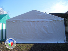 TENDOSTRUTTURE TENDONI PER FESTE GAZEBO  6 X 6 X 3 MT. PVC IGNIFUGO CERTIFICATO MM ITALIA