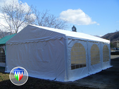 TENDOSTRUTTURE TENDONI PER FESTE GAZEBO  6 X 6 X 3 MT. PVC IGNIFUGO CERTIFICATO MM ITALIA