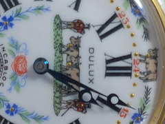 Orologio da taschino DULUX quadrante in ceramica con numeri romani