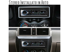 Autoradio bluetooth vivavoce con microfono esterno