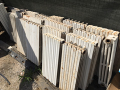Termosifoni in ghisa.