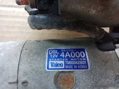 Motorino d'avviamento Kia Sorento 2.5 CRDi 2005