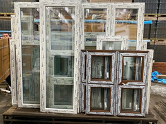 Infissi in PVC su misura, colore bianco