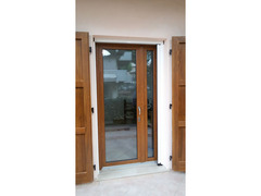 Serramenti in pvc colore legno