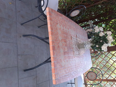 Tavolo mosaico e sedie