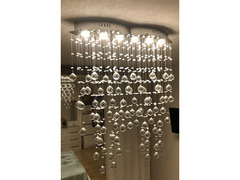 Lampadario da soffitto in cristallo