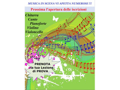 CORSI DI MUSICA: Pianoforte, Violino, Chitarra, Canto, Violoncello