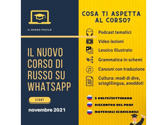 Lezioni private di Russo e Corso di Russo su Whatsapp