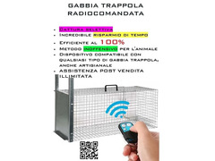 Gabbia trappola radiocomandata