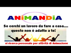 animatori vari ruoli e qualifiche con e senza esperienza
