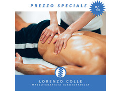 sconto un  massaggio o  pacchetto  3 trattamenti