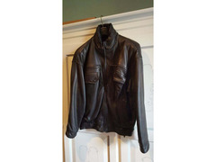 Ruffo - Giubbotto in Pelle Nero tg. 50